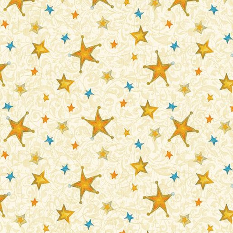 Christmas Spirit – 16278-07 – Stars Splendour – Cream