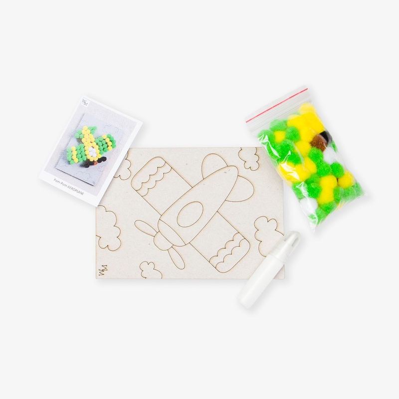 Craft Kit Pom-Pom Aeroplane TBD