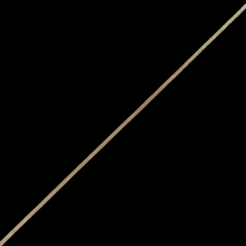 Gold Stiff Braided Metallic Cord – 0.125″