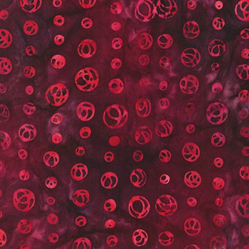 Good Vibes Batiks Burgundy