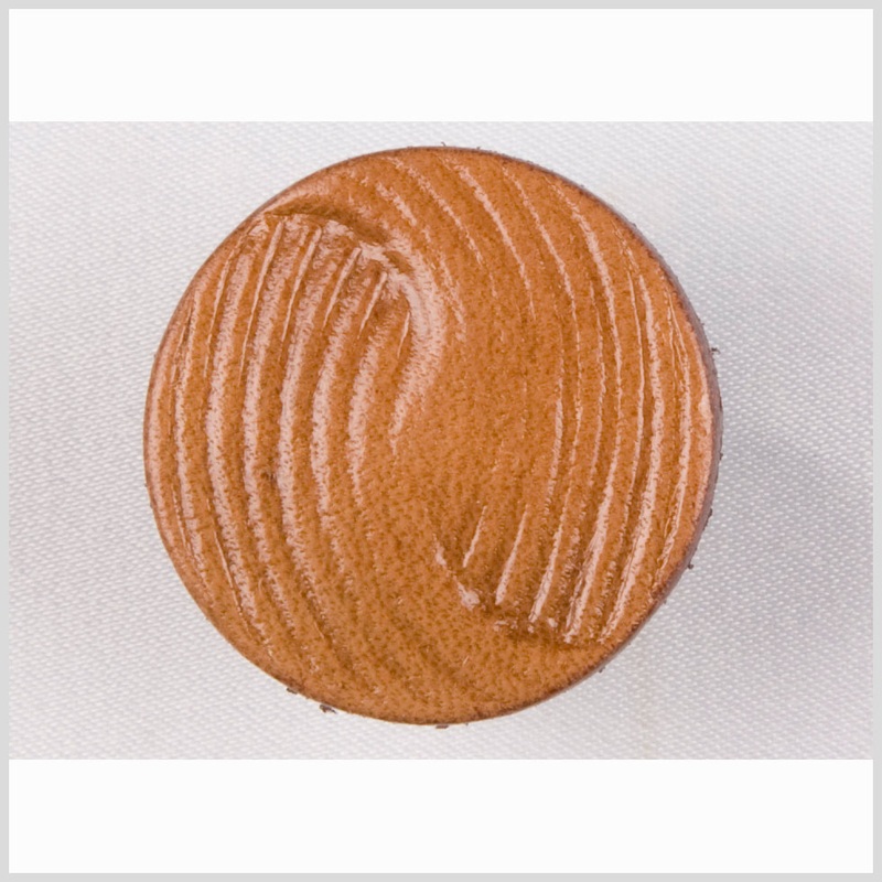 Natural Leather Button – 36L/23mm