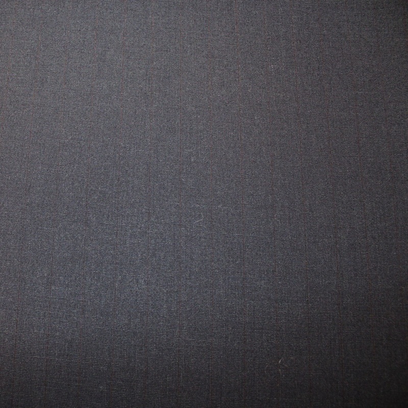 Subtle Striped Wool Suiting – Blue/Grey Fabric by the Yard