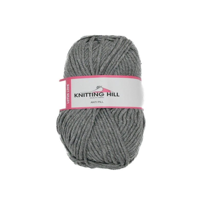 100G Knitting Hill Lotus Love Light Grey 2000000002439