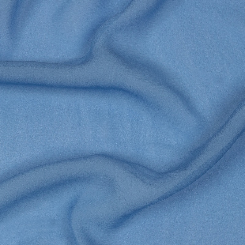 Famous Australian Designer Cornflower Viscose Georgette