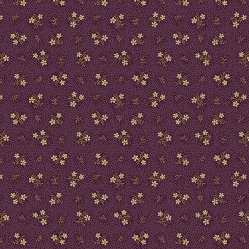 Mercantile Flannels F711113-Sweet Flower Purple
