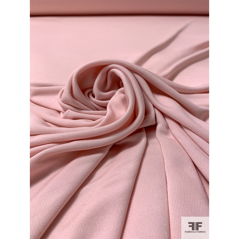 Solid Rayon Matte Jersey – Ballet Slipper Pink Fabric by the Yard
