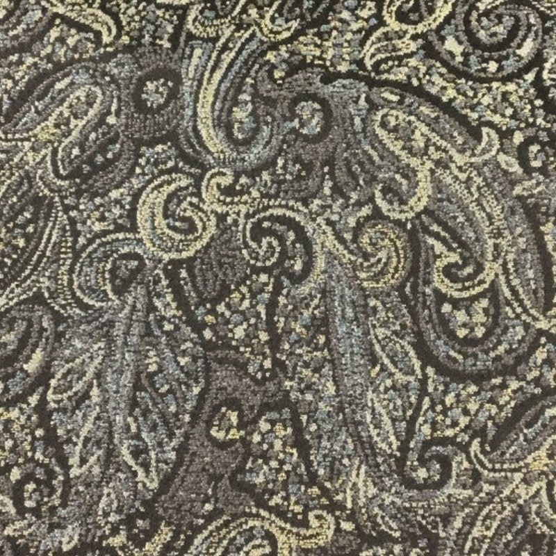 Swavelle Paisley Park Paisley Design Blue Upholstery Fabric Order Product