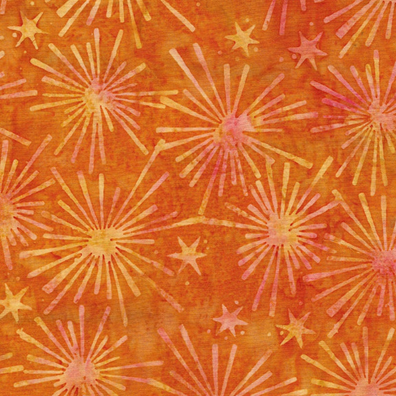 Twilight Glow Batiks Nasturtium