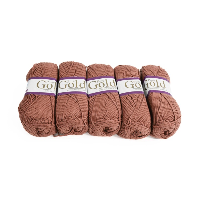 100G 5Pc Pure Gold Dk Chestnut 1000000242812