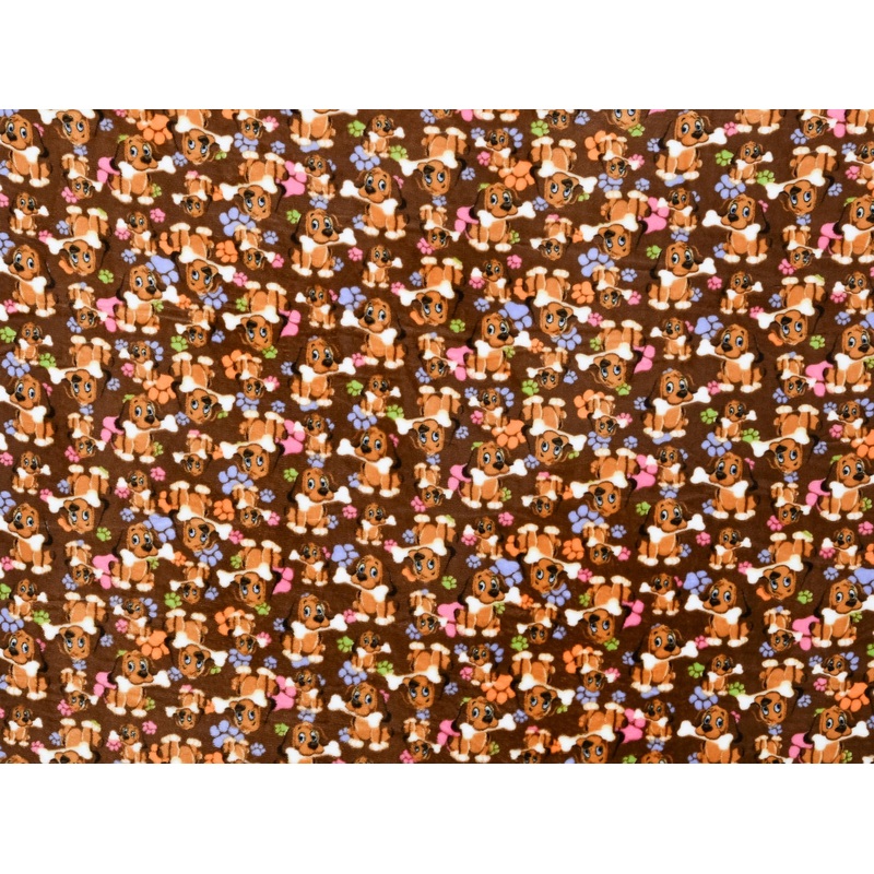 150cm Printed  Mongolian Fleece DR2291-10 DR2291-10