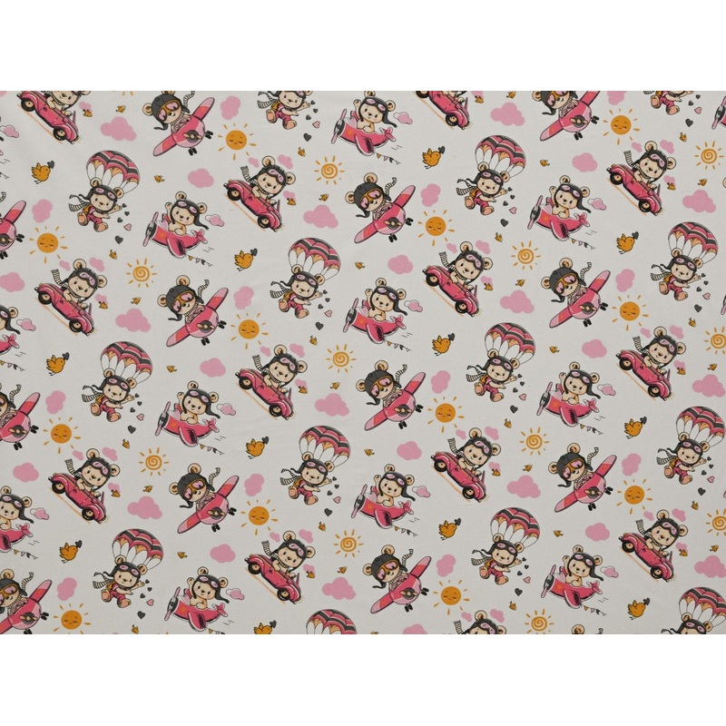 240cm Printed Cotton Curtaining CU1540-73 CU1540-73
