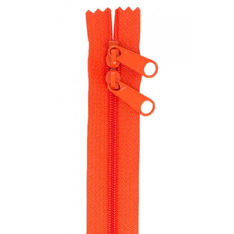 30″ Zipper – Double Slide #4.5 –  Tangerine – ByAnnie