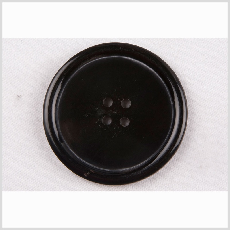 Black Horn Coat Button – 80L/50.8mm