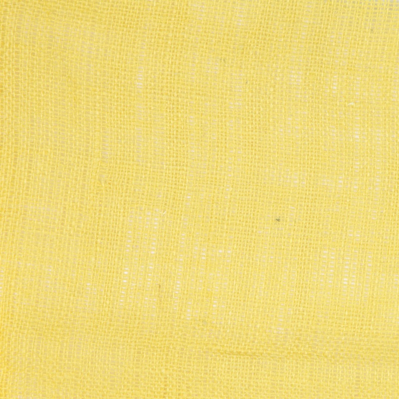 Buttercup Yellow Jute Burlap
