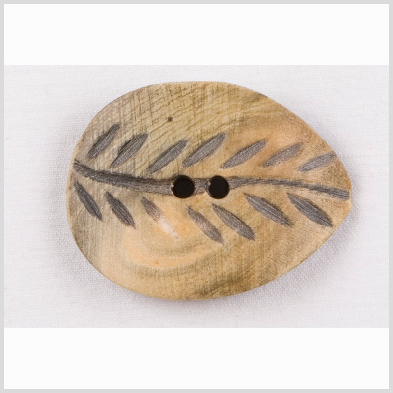 Natural Horn Button – 28L/18MM