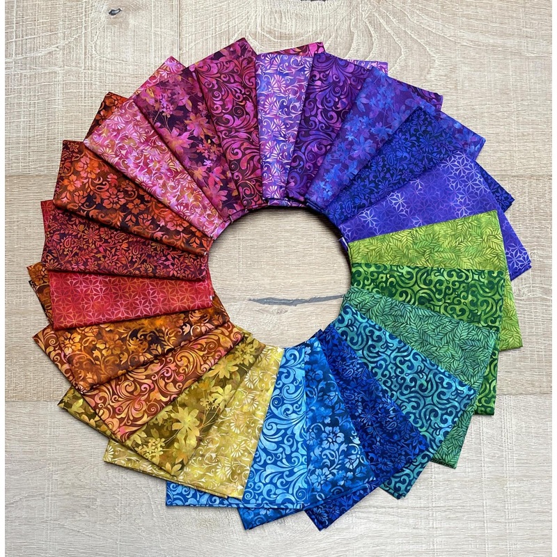 Prism II – Fat Quarter Bundle – 22 Pieces – 19.5″ x 21″ Each – Jason Yenter