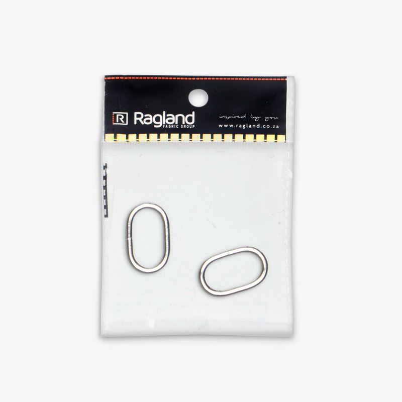 Rectangle Metal 20mm Pack of 2