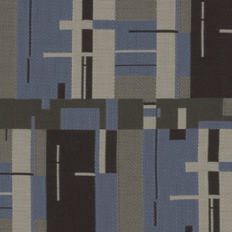 Remnant of Designtex Birch Bark Plaid Kingfisher Upholstery Fabric Order Product 1