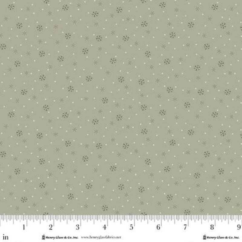 Simply Charming  –   3505-66 Dusty Green Harvest Flowers