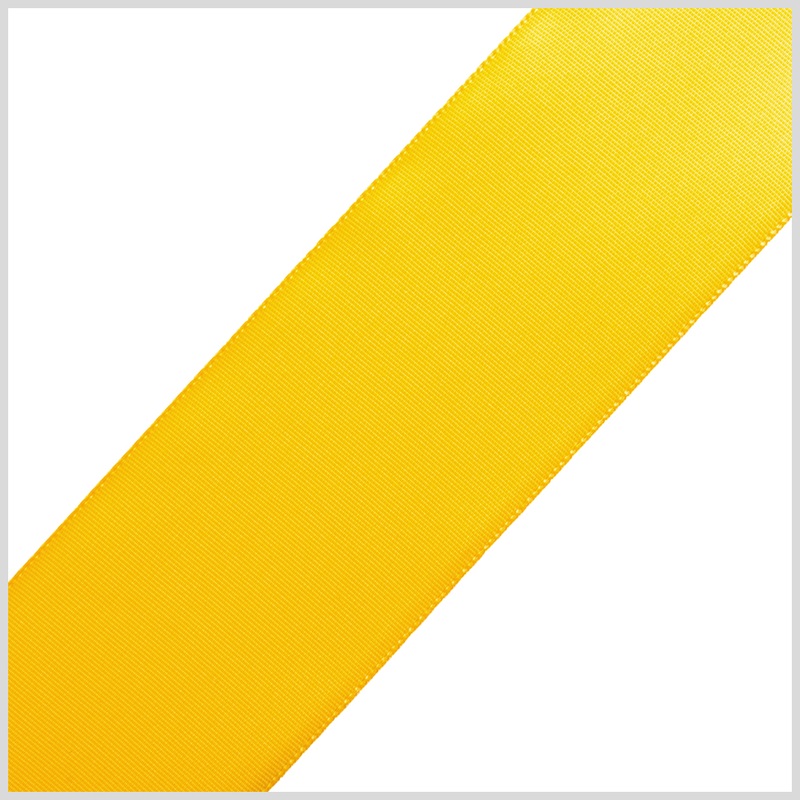 1.5″ Yellow Gold Single Face Satin Ribbon