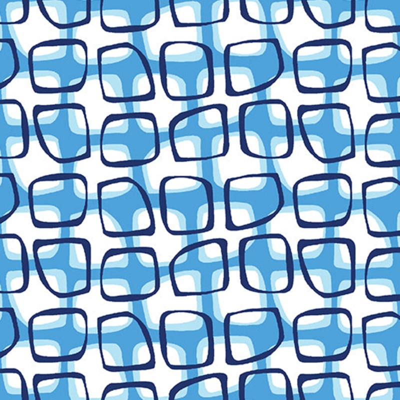 Abstract Garden Blue