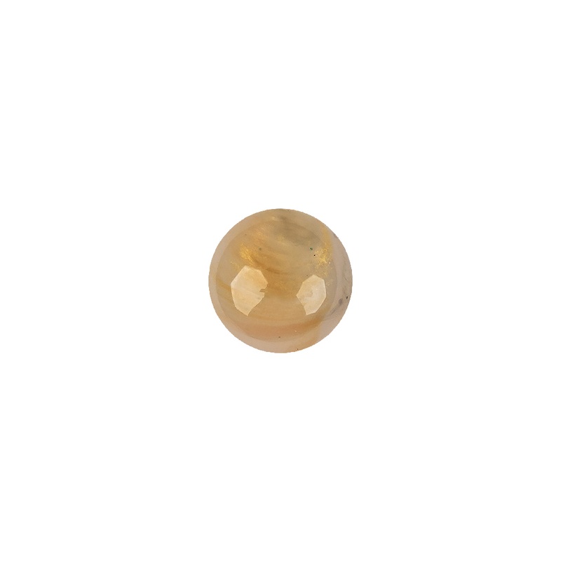 Dune Quartz Abstract Swirl Glass and Metal Shank Back Button – 16L/10mm