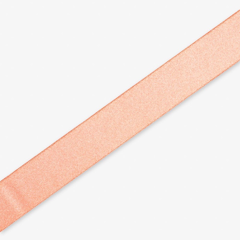 Satin Ribbon 25mm Peach (20met) – CLEARANCE