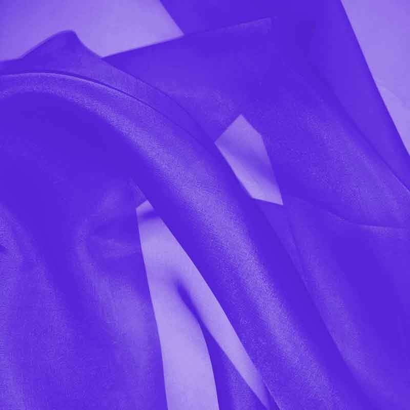 Silk Organza – Sapphire Fabric by the Yard