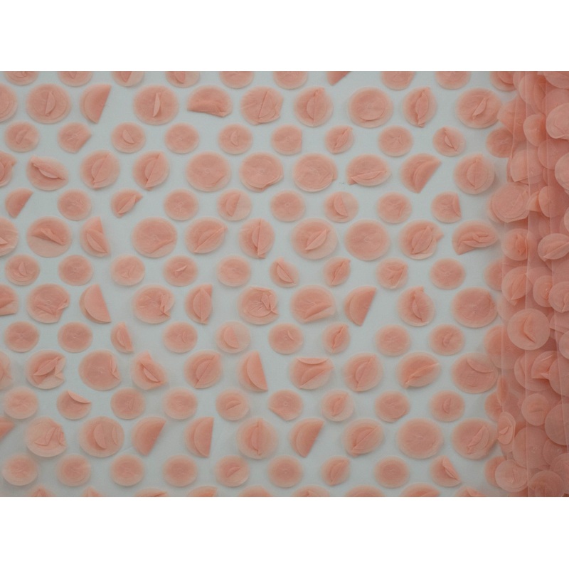 130cm 3D Circle Embroidery Tulle BF634-11 BF634-11