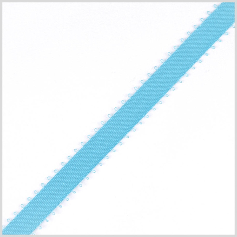 3/16″ Misty Turquoise Double Face Feather Edge Satin Ribbon