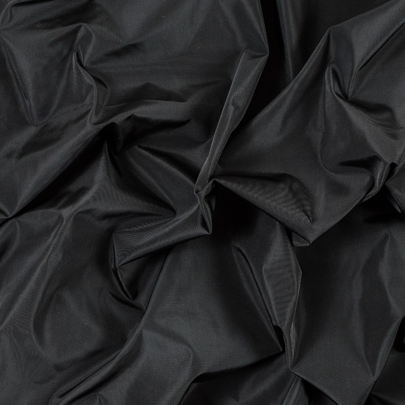Black Wind Resistant Polyester with P/D Finishing – 75D*75D
