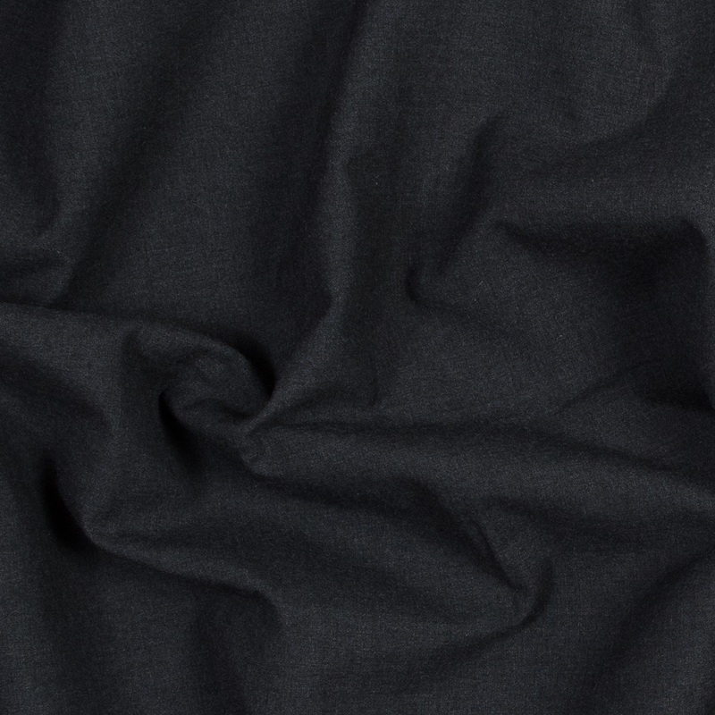 Donna Karan Meteorite Gray Solid Double Cloth