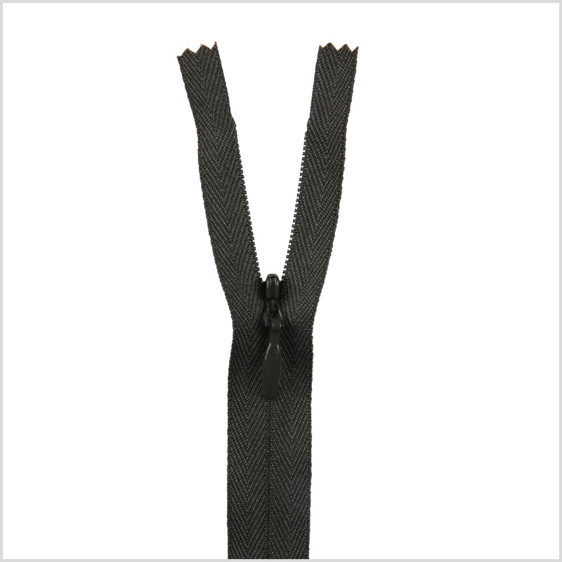 Invisible Zipper 9″ by YKK – 120 Greyish Olive