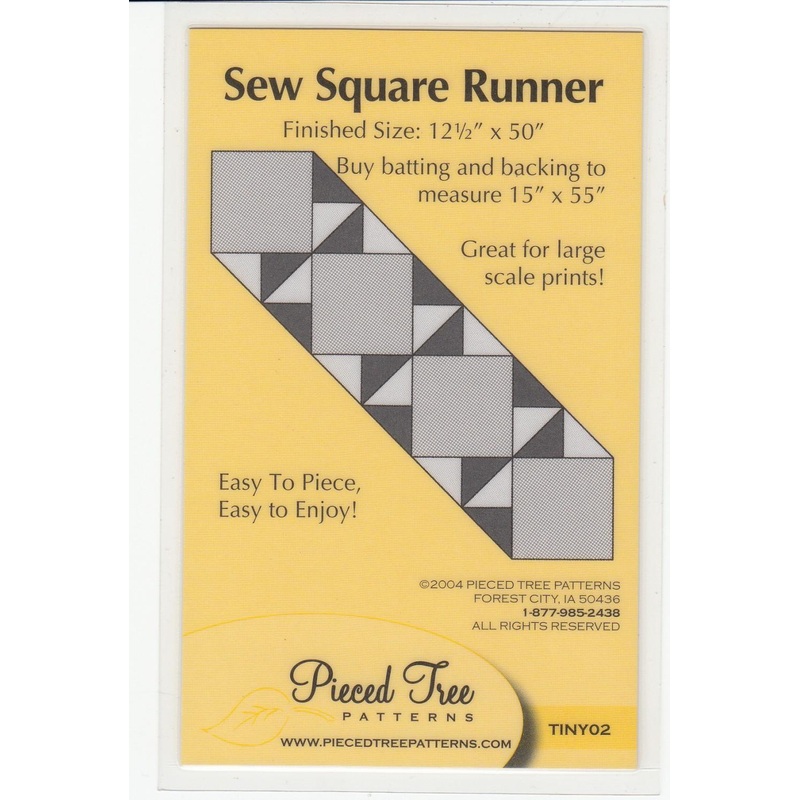 Sew Squared Runner Pattern by Pieced Tree Patterns