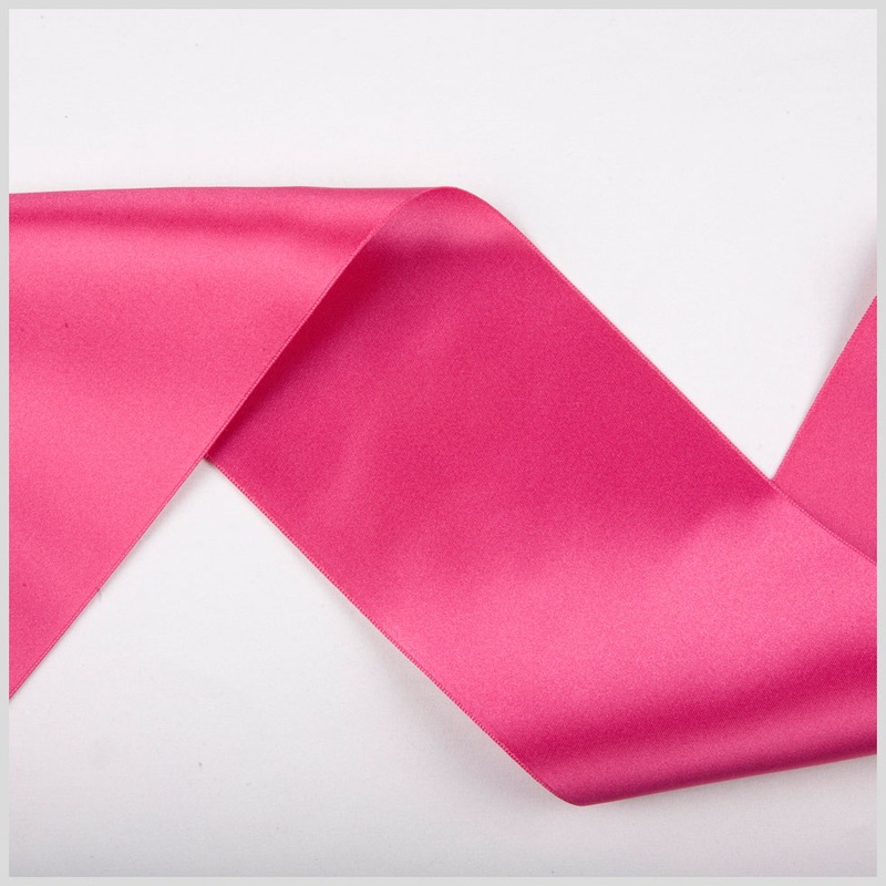 3.75″ Hot Pink Double Face French Satin Ribbon