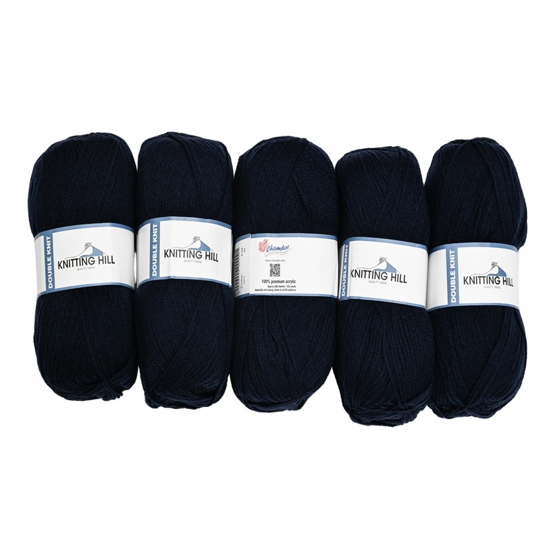 5pc 100G Knitting Hill Double Knit 2000000000107