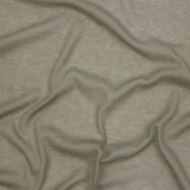 Famous Designer Light Sage Lightweight Cotton Interlock Knit