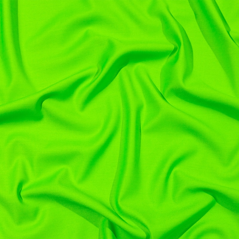 Italian Hi-Vis Green Double Face Stretch Super 150 Virgin Wool Twill Suiting