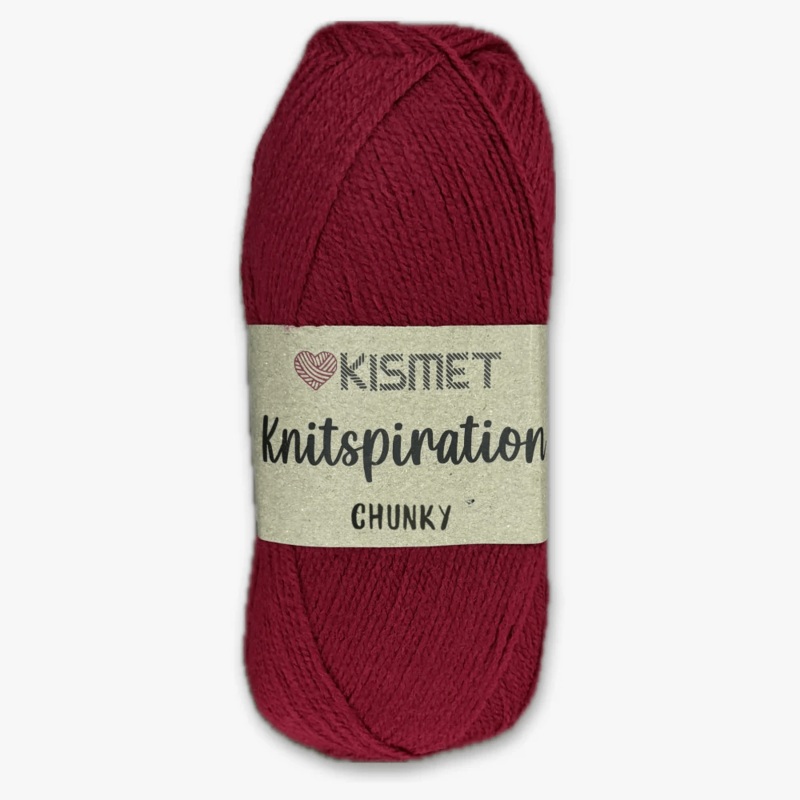 Knitspiration CHUNKY Claret Red K28