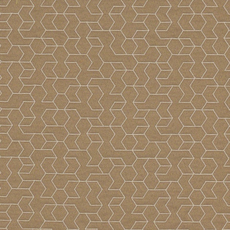 Remnant of CF Stinson Tangram Flax Upholstery Fabric Order Product 1