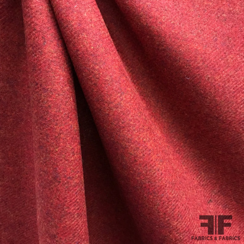 Wool Suiting – Red Fabric by the Yard