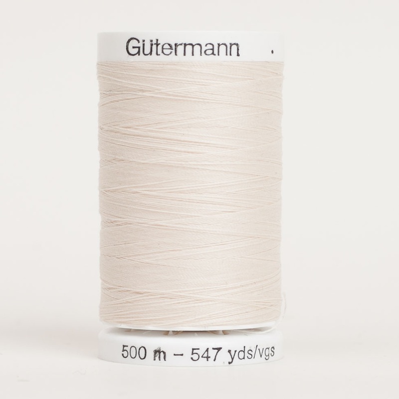 Gutermann Sew All Thread 500m – 22 Egg Shell