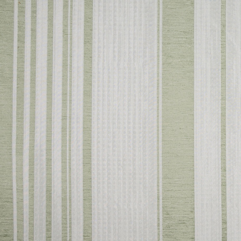 Mint Stripes Chenille