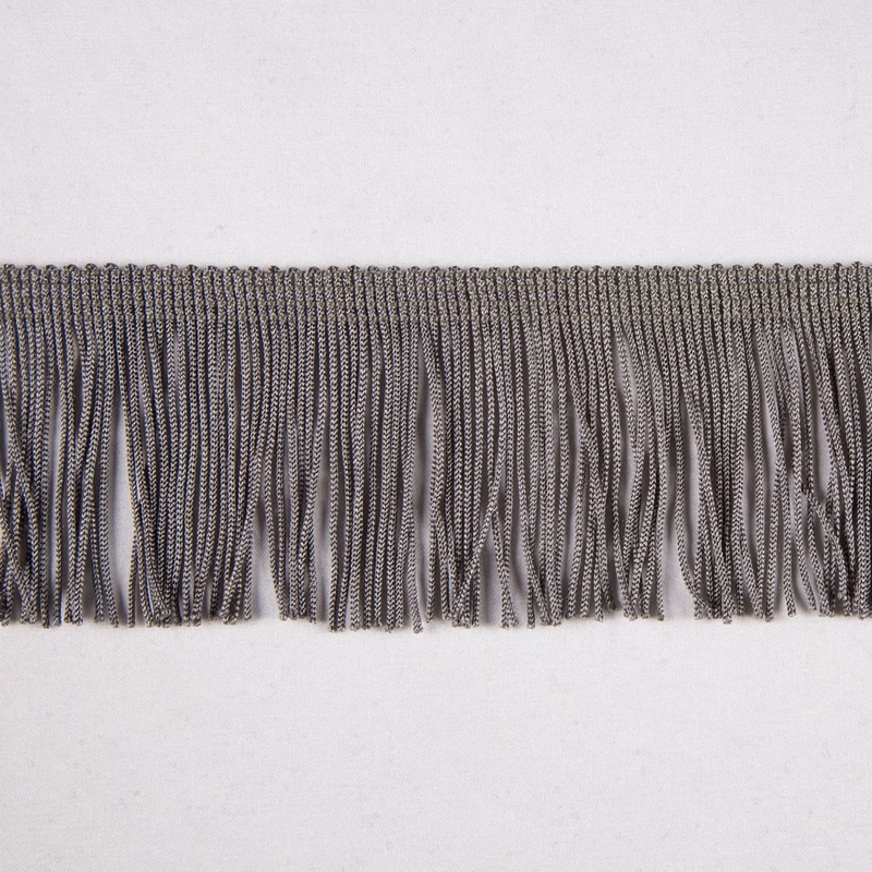 Pewter Chainette Fringe – 2″