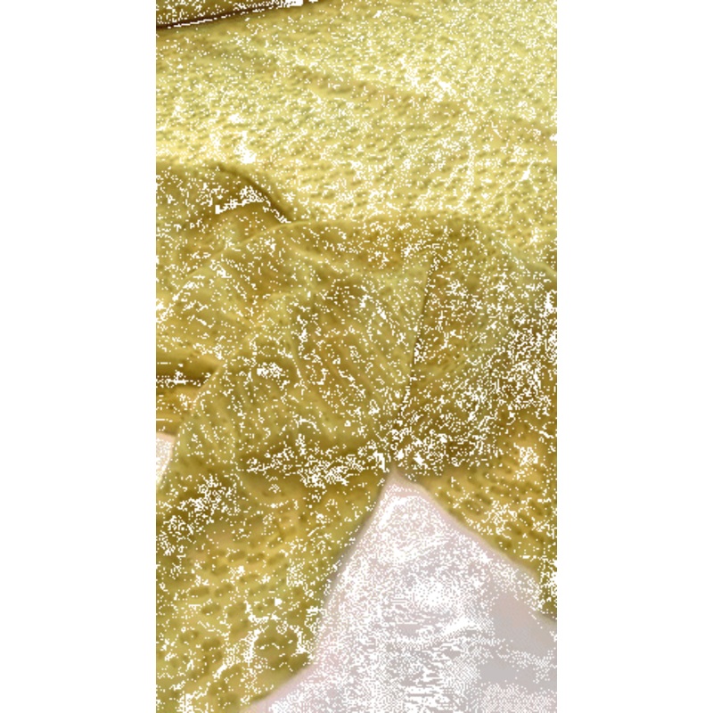 Striped and Dots Clip Silk Chiffon – Chartreuse Fabric by the Yard