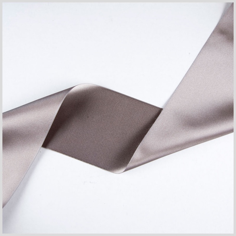 3.75″ Stone Double Face French Satin Ribbon