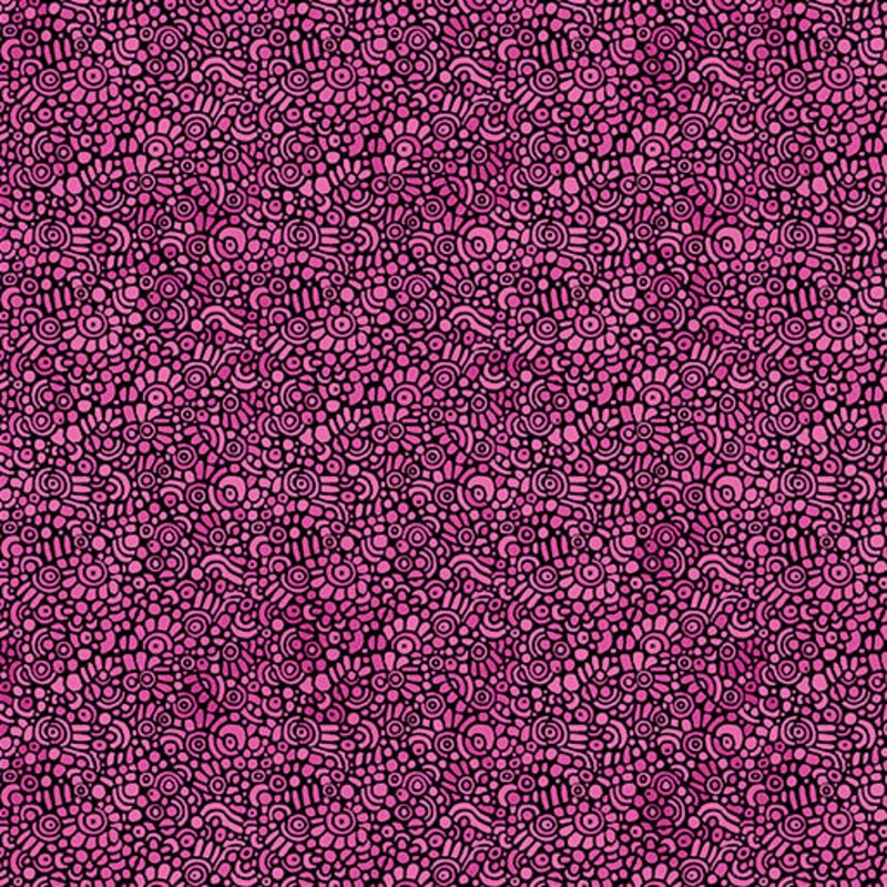 Alluring Peacock 16362-25 Pebble Mosaic Fuchsia