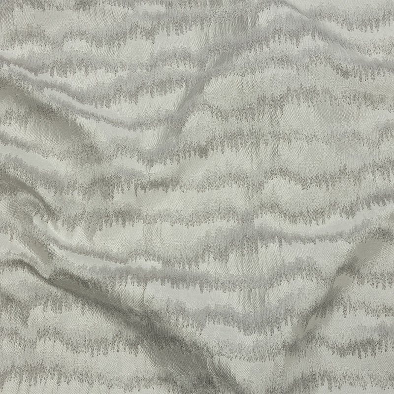 Drapery Jacquard – Platinum Abstract Stripes – British Imported
