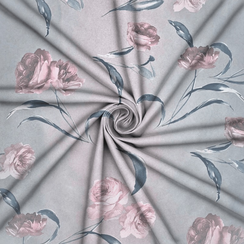 Dutchess Satin Grey Rose