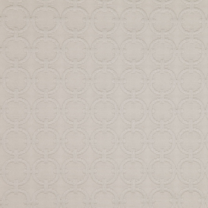 Rope Geometric Embroidered Cotton-Poly Woven